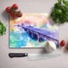Abstracte Pier | Glassnijplank