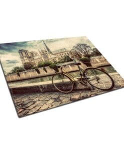Glassnijplank Fiets