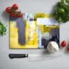 Abstract Geel | Glassnijplank