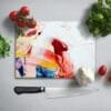 Abstract Kleuren | Glassnijplank