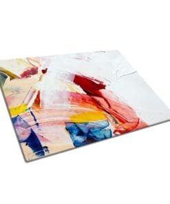 Glassnijplank Abstract Kleuren