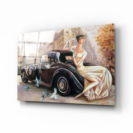 Oldtimer | Glasschilderij