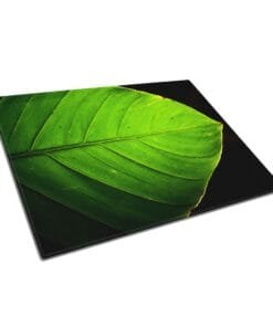 Glassnijplank Groene Blad