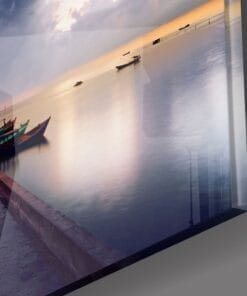 Alternative view of Pier over de zee Glasschilderij