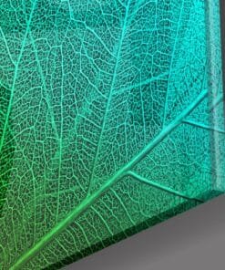 Alternative view of Groene Blad Glasschilderij