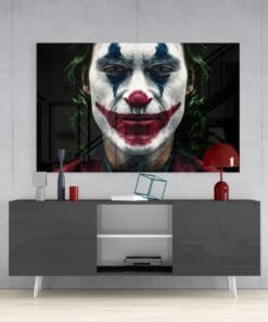Alternative view of The Joker | Glasschilderij