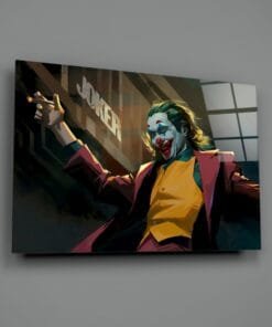 Alternative view of The Joker | Glasschilderij