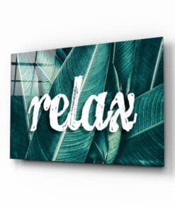 Relax Glasschilderij