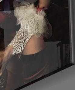 Alternative view of Vrouw Clown | Glasschilderij
