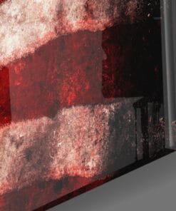 Alternative view of Amerikaanse Vlag Glasschilderij