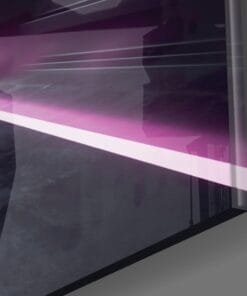 Alternative view of Neon Lichten Glasschilderij