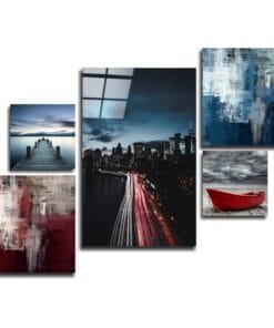 De charme van rood Glasschilderij - Afbeelding 3