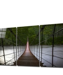 Alternative view of Natuur Brug Glasschilderij