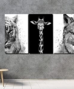Dieren Portret Glasschilderij