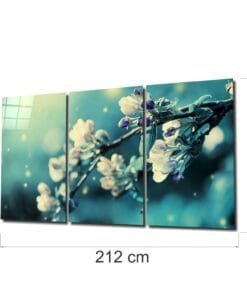 Alternative view of Lente Bloemen Glasschilderij