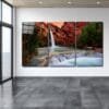 Waterval Glasschilderij