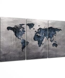 Wereldkaart XXL Glasschilderij - Afbeelding 4