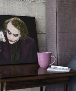 OEFE 1345 joker kaart vierkant schilderij b