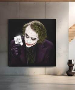 OEFE 1345 joker kaart vierkant schilderij d