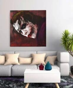 OEFE 1346 why so serious vierkant schilderij c