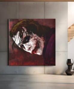 why-so-serious-vierkant-schilderij-d