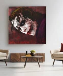 OEFE 1346 why so serious vierkant schilderij e