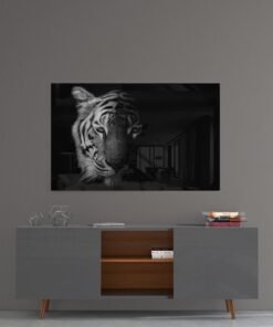 Tijger Glasschilderij