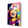 Marilyn Monroe Glasschilderij