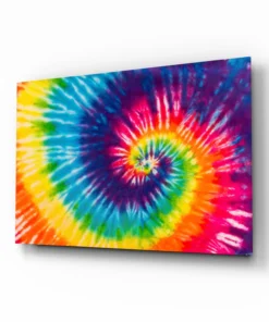 Regenboog Kleuren Glasschilderij
