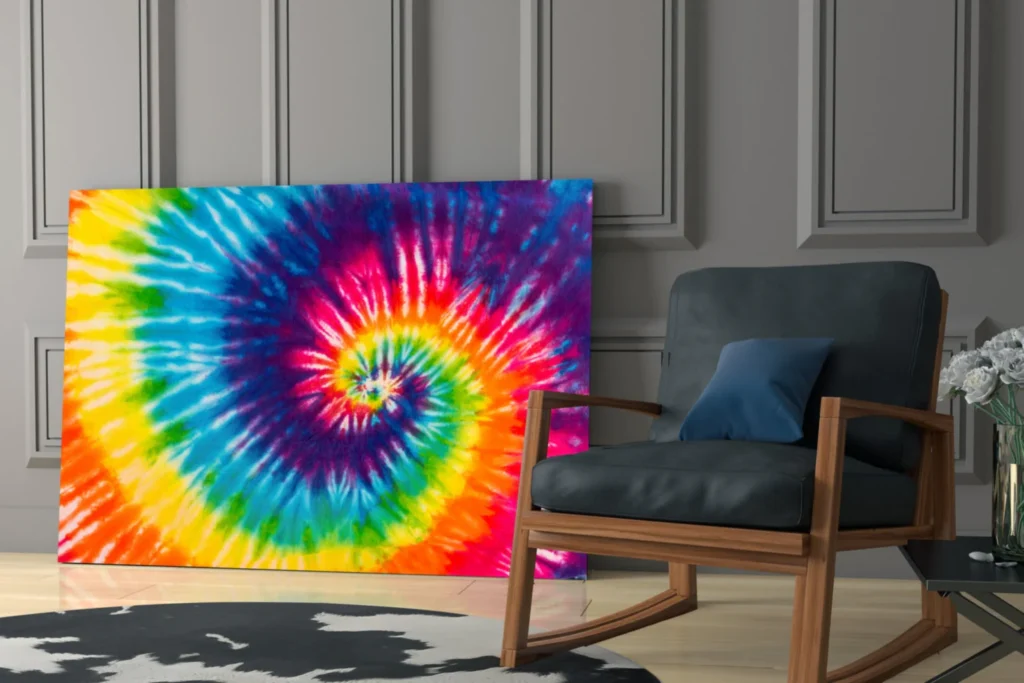 Regenboog Kleuren Glasschilderij