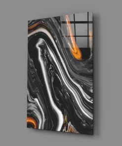 Abstract Glasschilderij - Afbeelding 3