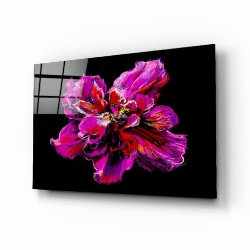 Glasschilderij | Bloem | Paars