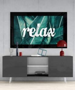 Relax Glasschilderij