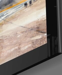 Alternative view of Boot Op Het Strand Glasschilderij