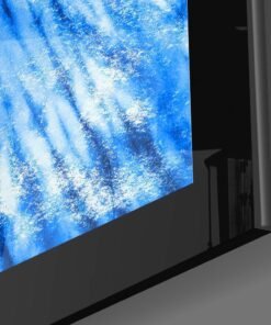Alternative view of Abstract Blauw Glasschilderij