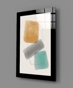 Alternative view of Kubieke Kunst Glasschilderij