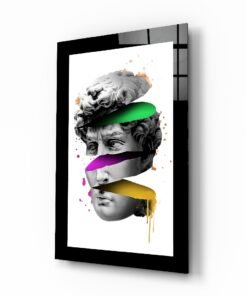 Standbeeld | Grieks | Deep | Glasschilderij