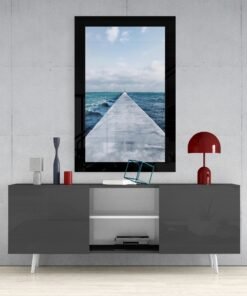 Pier Op Zee Glasschilderij