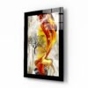 Gouden Hert Abstract Glasschilderij