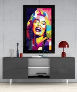 Marilyn Monroe Glasschilderij