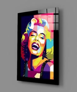 Marilyn Monroe Glasschilderij - Afbeelding 3