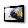 Vogel | Abstract | Deep Glasschilderij