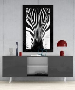 Zebra Glasschilderij
