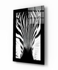 Zebra Glasschilderij