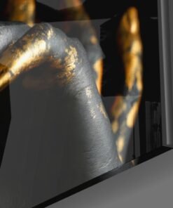 Alternative view of Stilte Vrouw Glasschilderij