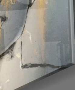 Alternative view of Vrouw Abstract Glasschilderij