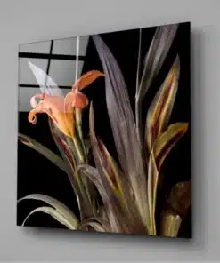 Bloemen Glasschilderij - Afbeelding 3