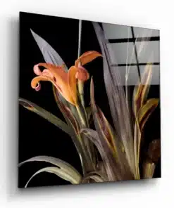 Bloemen Glasschilderij
