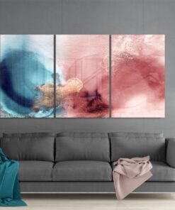 Abstracte Kleuren Glasschilderij - Afbeelding 5