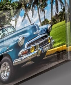 Alternative view of Oldtimer Glasschilderij